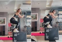 Sussanne Khan Is An Expert At Jump Squats; Check Out Her Video Sussanne Khan Is An Expert At Jump Squats; Check Out Her Video