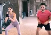 Kriti Sanon takes on the difficult Treadmill Core Challenge in a new exercise video. Can you do it? Kriti Sanon takes on the difficult Treadmill Core Challenge in a new exercise video. Can you do it?