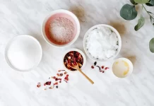 DIY rose petal scrub DIY rose petal scrub